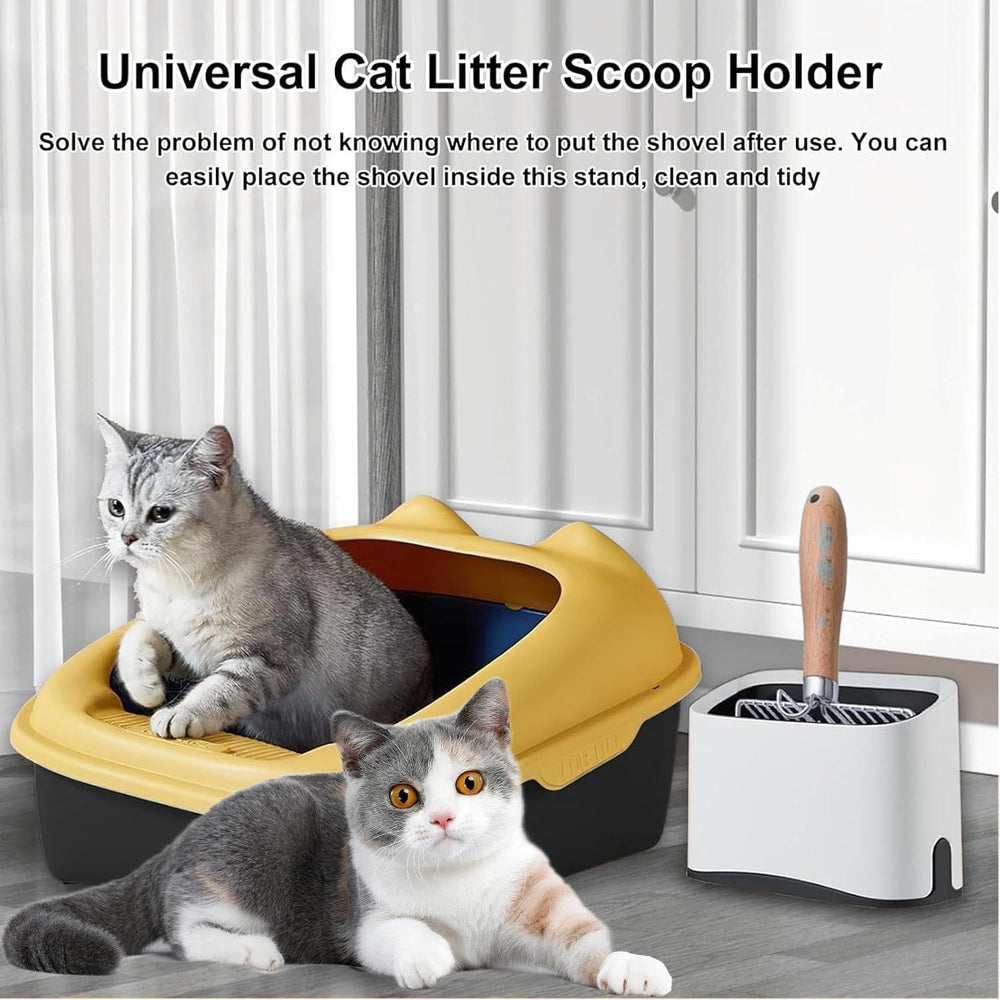 QPOIBSD scoop holder used as multi-use storage for small items nearby.