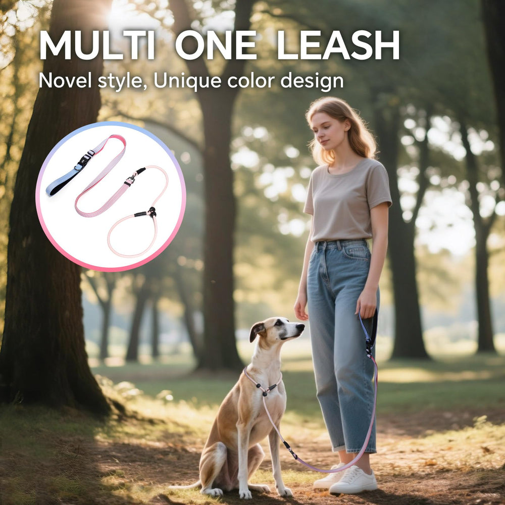 QQPETS-lightweight-durable-nylon-rope keeps you going on daily runs.