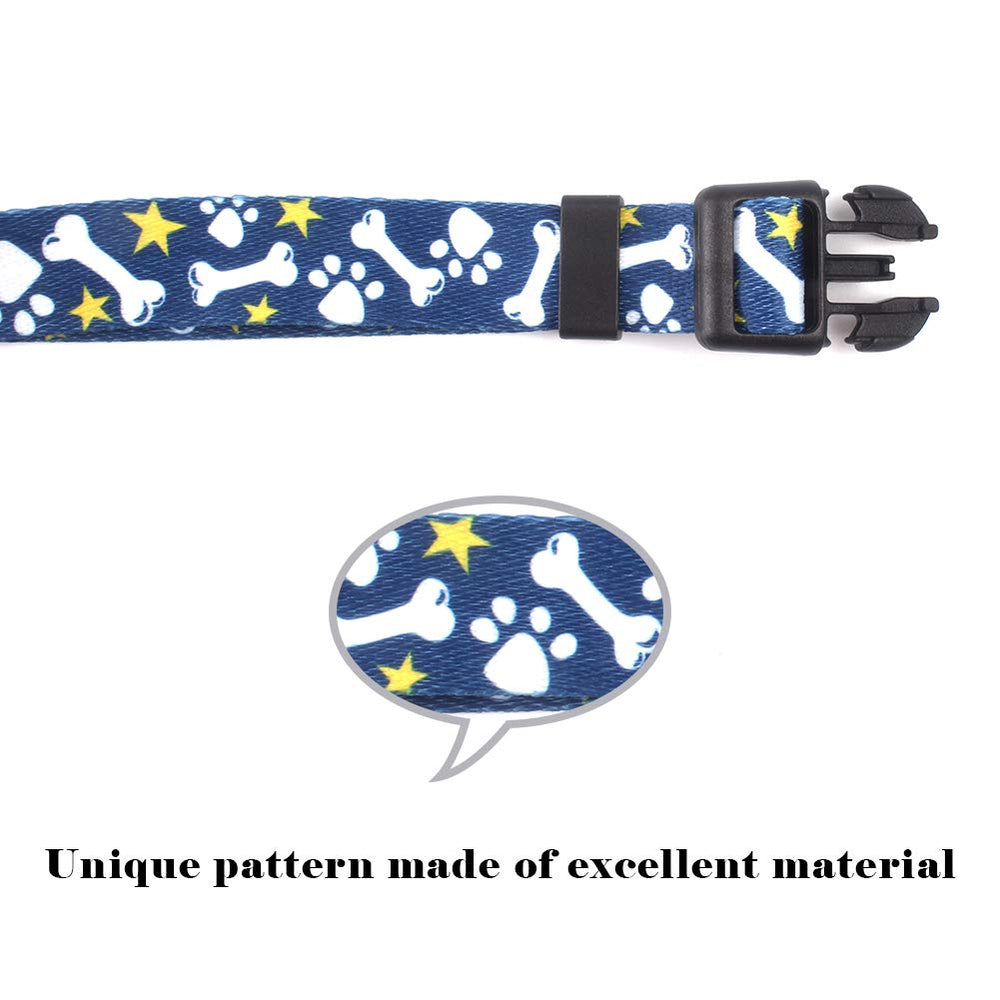 QQPETS adjustable collar with quick-release buckle for effortless on-off.