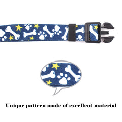 QQPETS adjustable collar with quick-release buckle for effortless on-off.