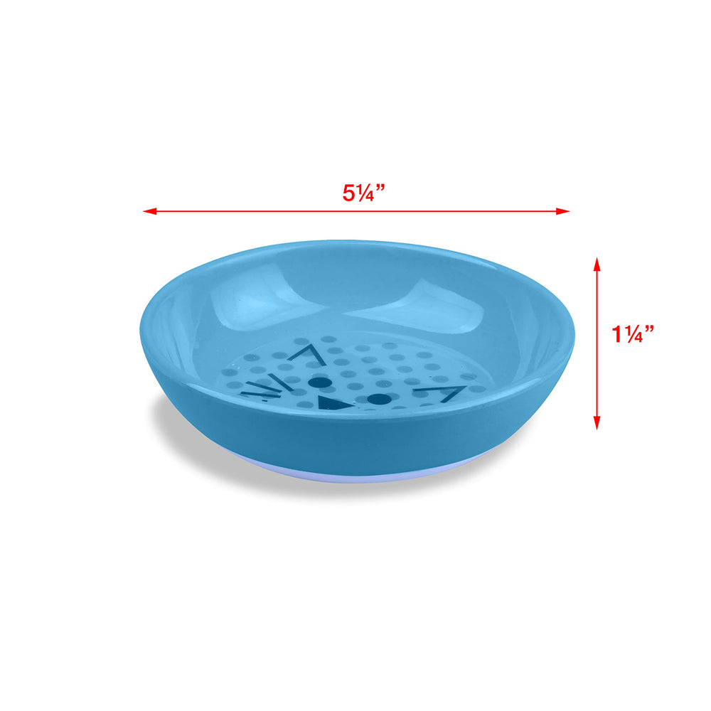 QQV Van Ness ECOWARE Cat Dish open-top shot showcasing comfortable feeding geometry