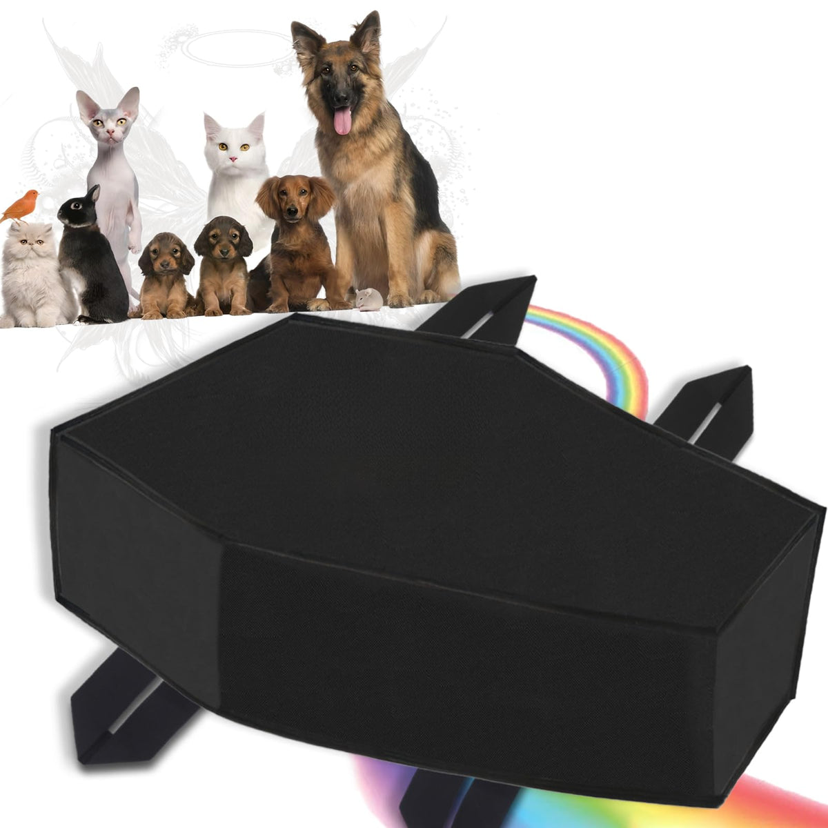 QQW pet-casket-burial-wrap provides a dignified farewell for pets.