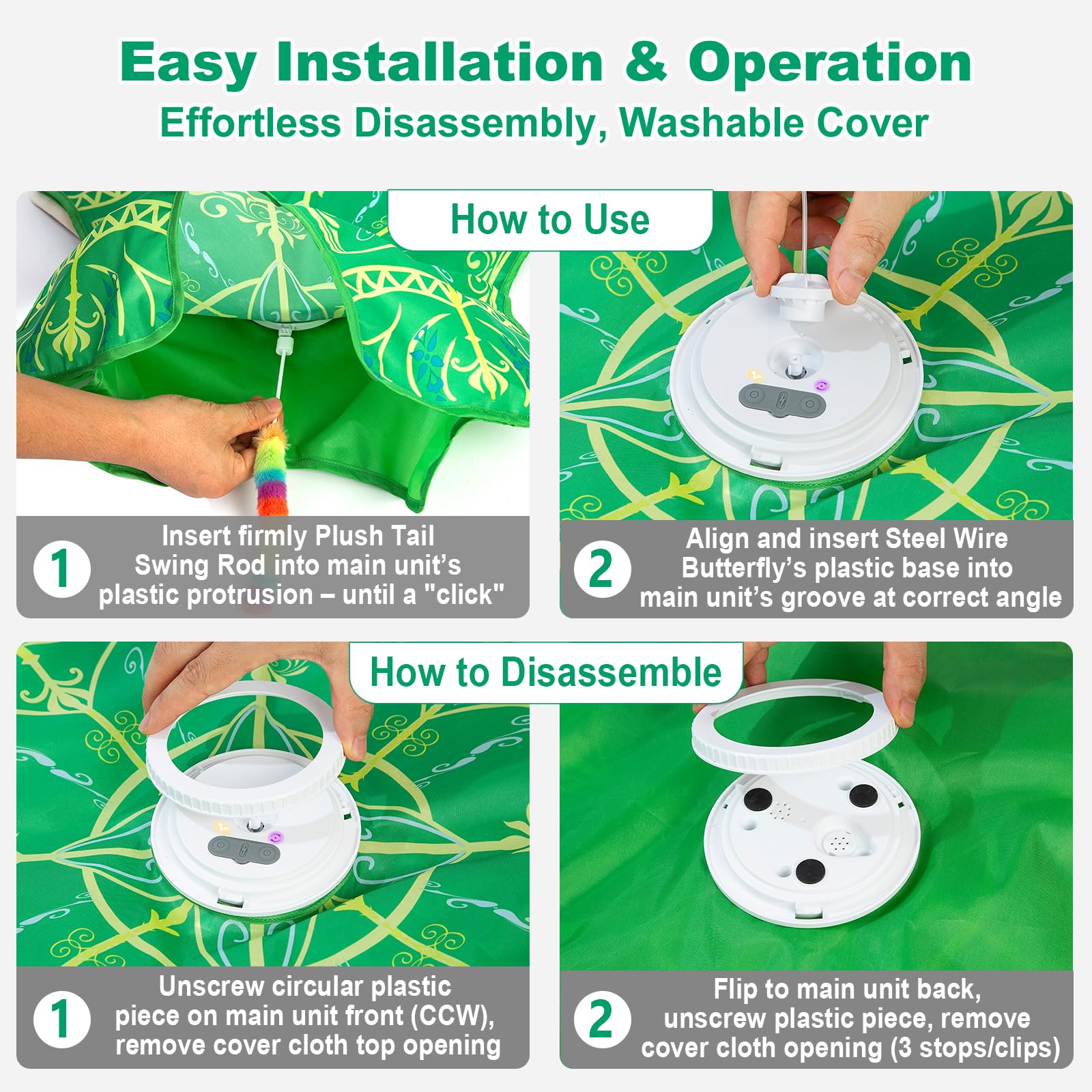 Qraxond bird chirping speaker delivers lifelike sounds to attract and engage cats