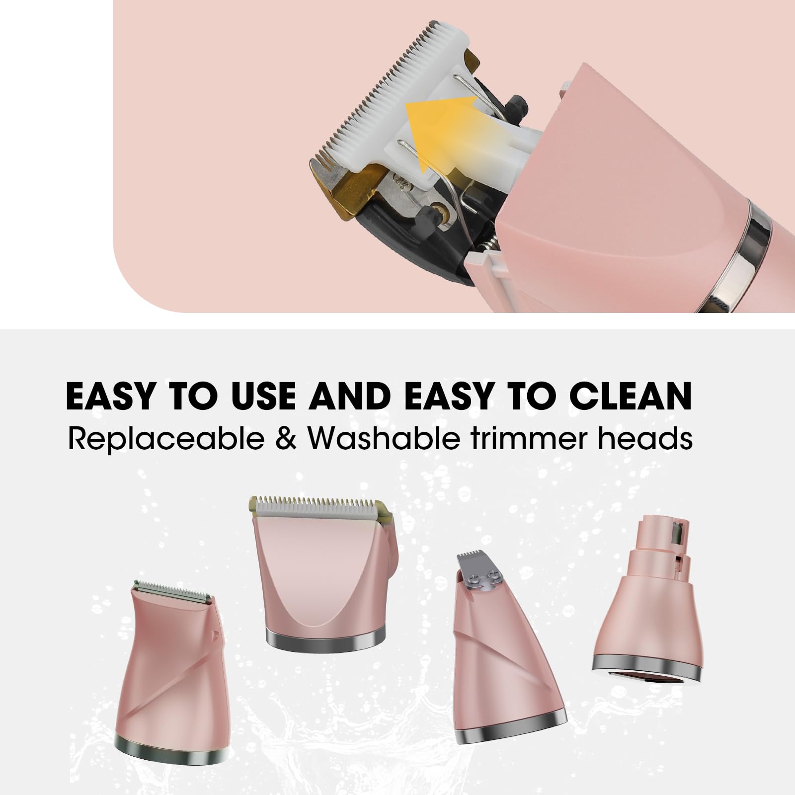 QREEYX Upgrade dog grooming kit complete-kit-case highlights all included tools.