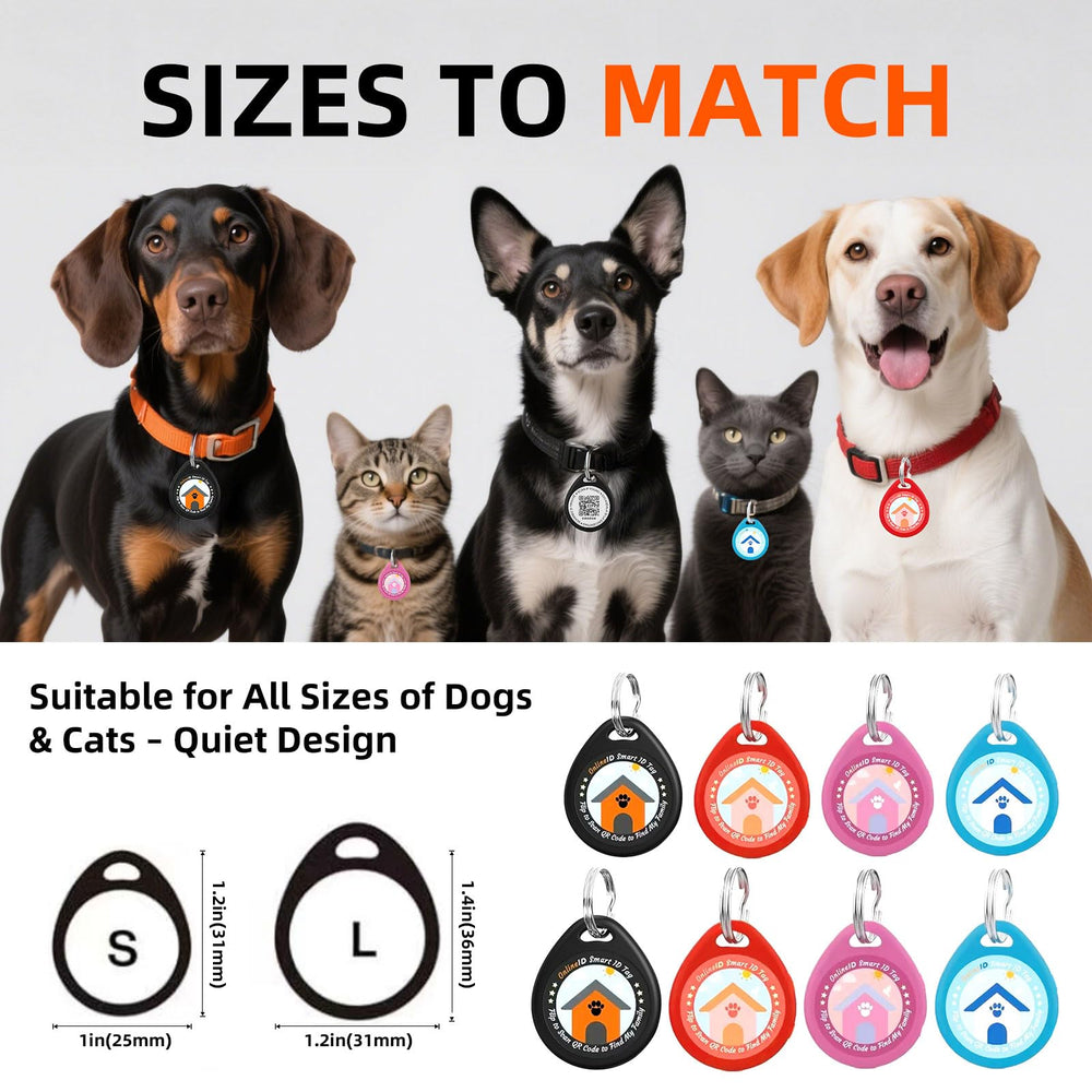 QRTAGLAB cat tag blue durability showing rugged outdoor use