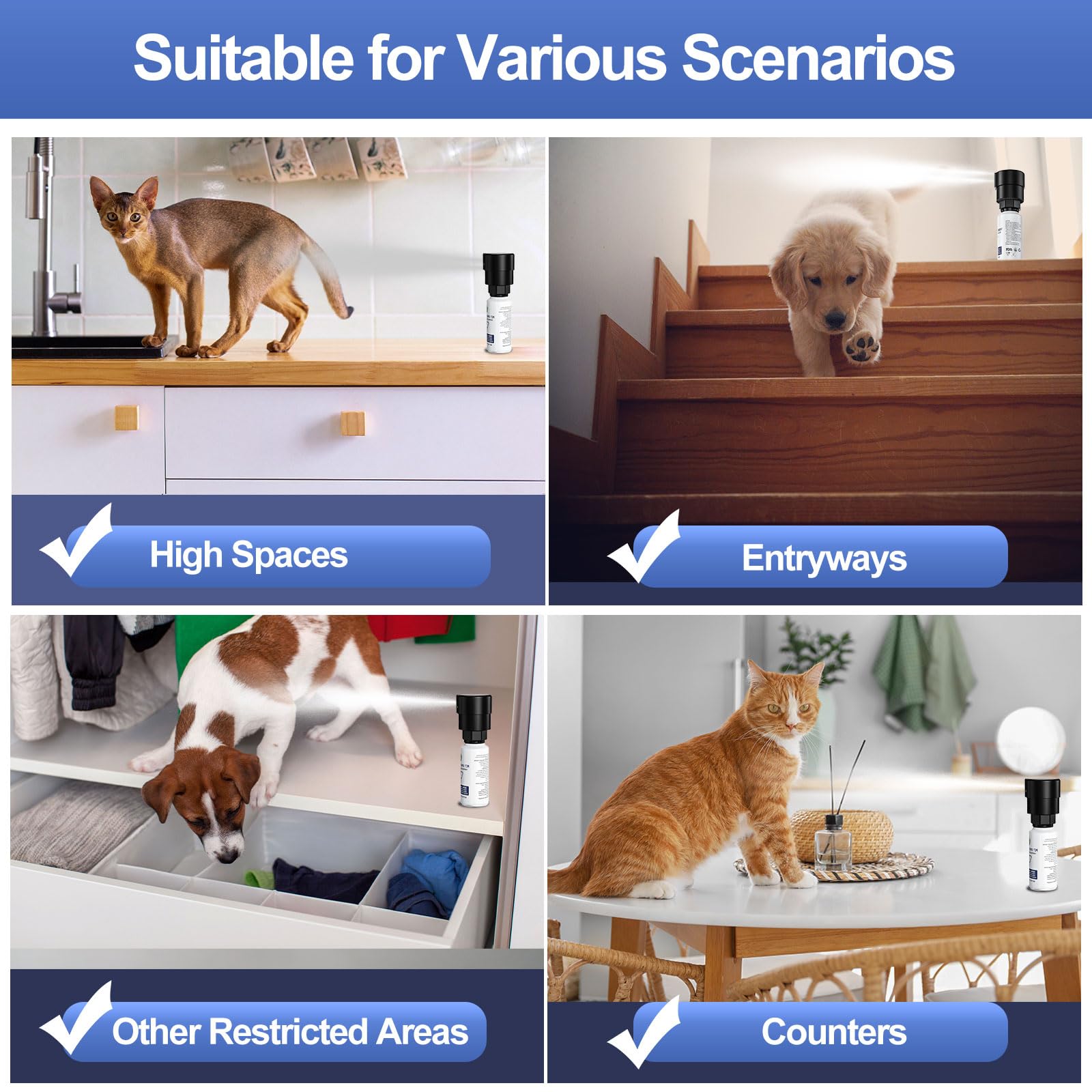 QSKUDP keeps your protected areas quiet and pet-free in the living room.