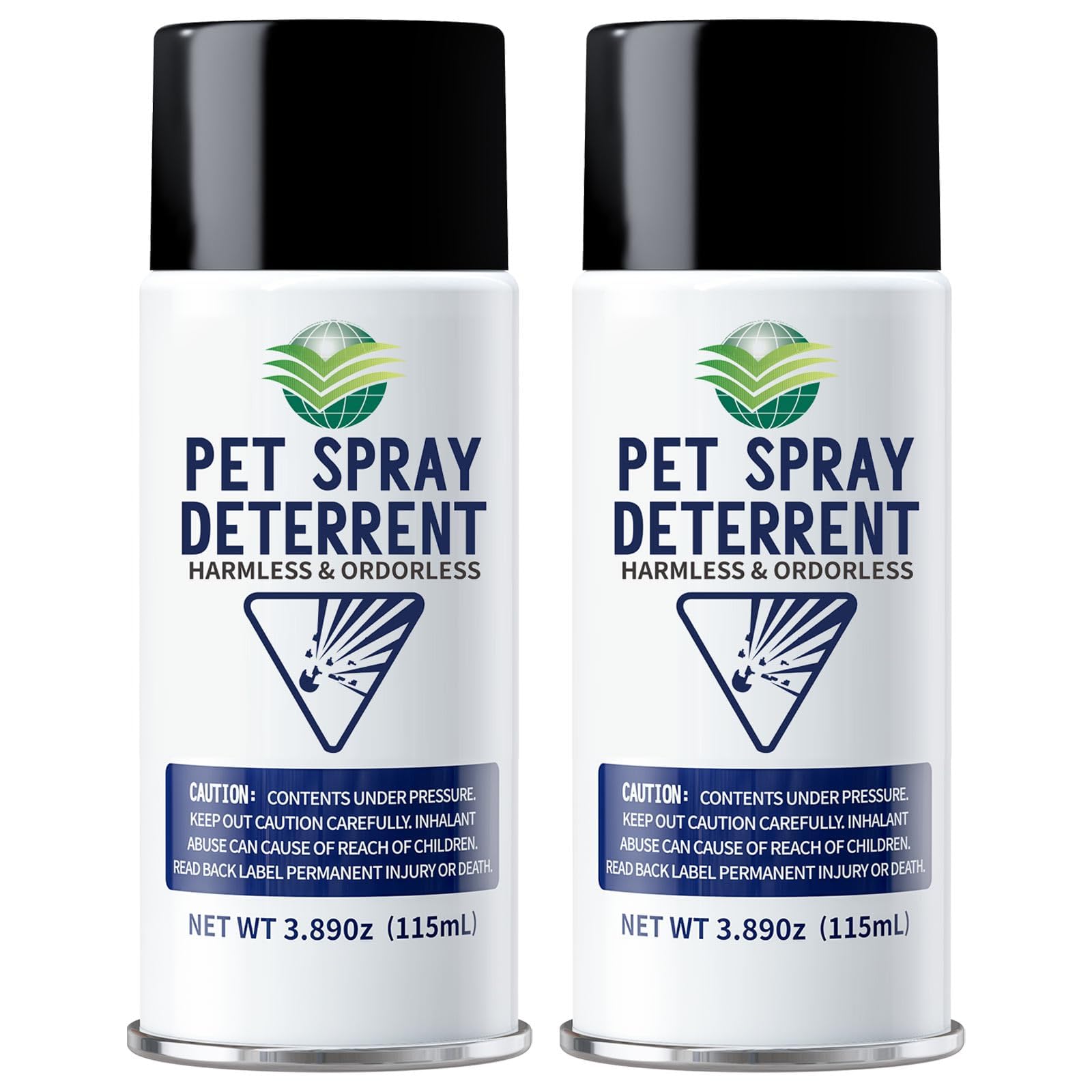 QSKUDP spray deterrent refill cans deliver 75-100 sprays for multiple pets in busy homes