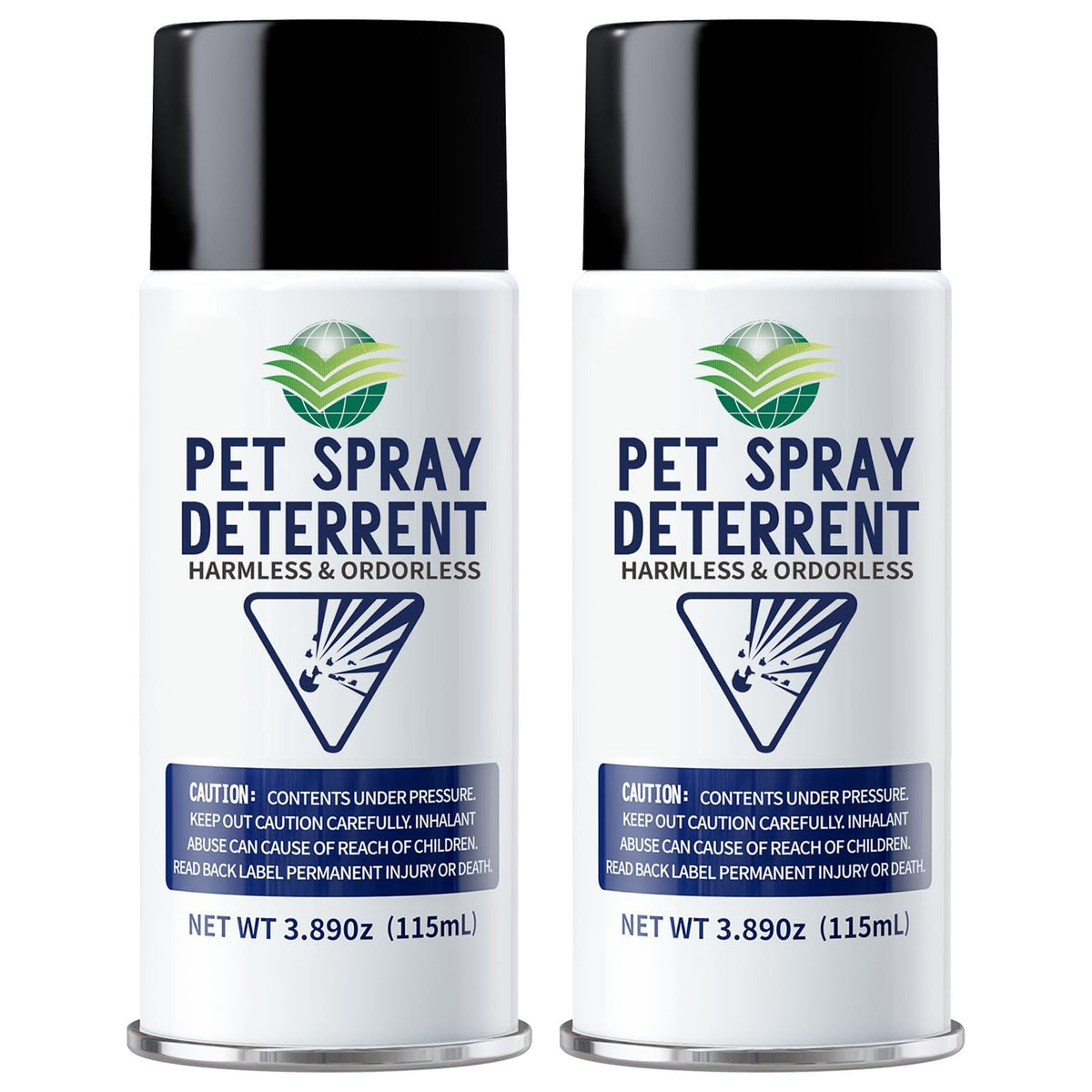 QSKUDP spray deterrent refill cans deliver 75-100 sprays for multiple pets in busy homes