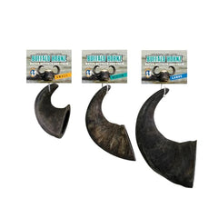 QT Dog large water buffalo horn closeup shows textured surface for dental play and enrichment