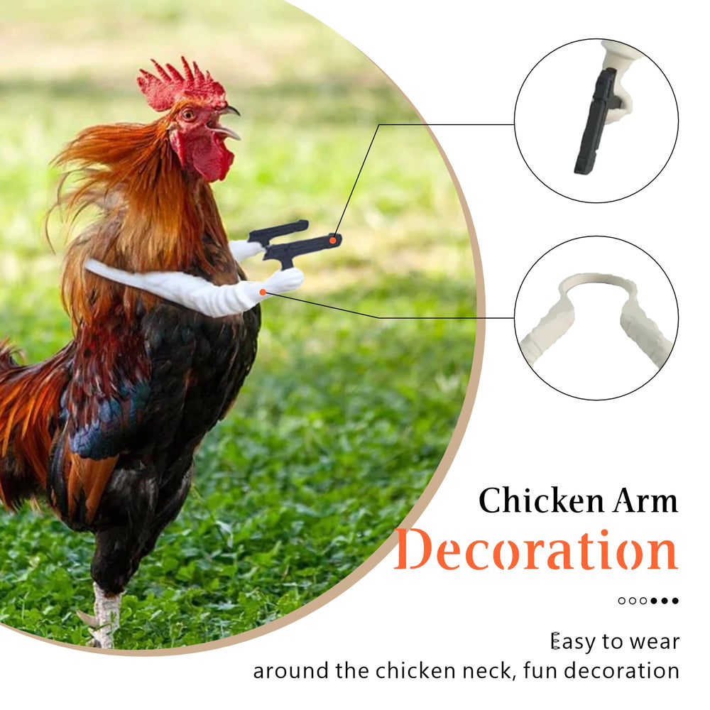 Qtaikong chicken arm slip-on 2: easy wear for safe, comfortable bird outfits.