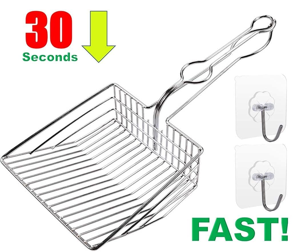 QUALIALL accessories-pack includes scoop holder and hooks for easy mounting.