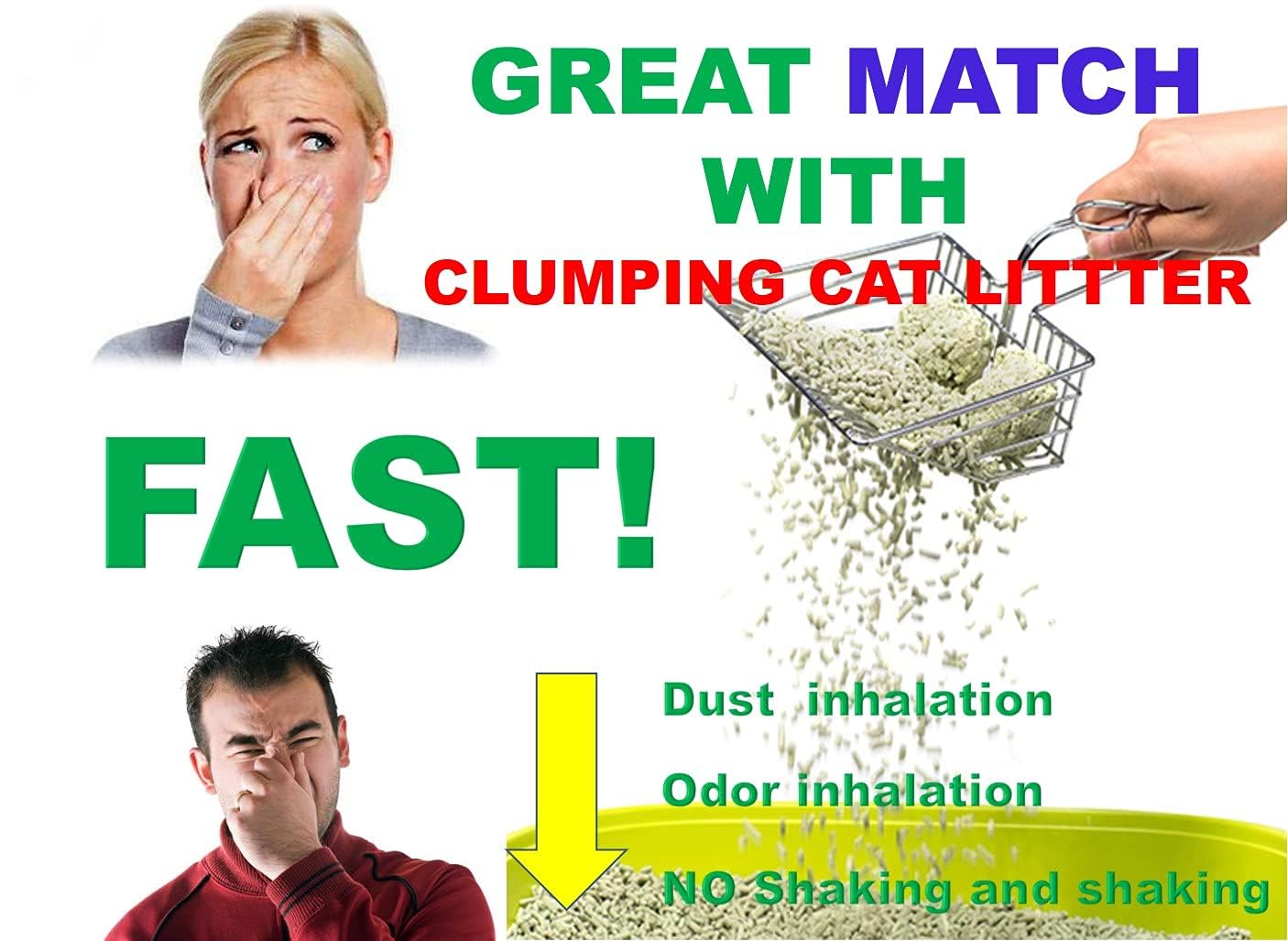 QUALIALL ergonomic-handle scoop shows comfortable grip for effortless scooping.