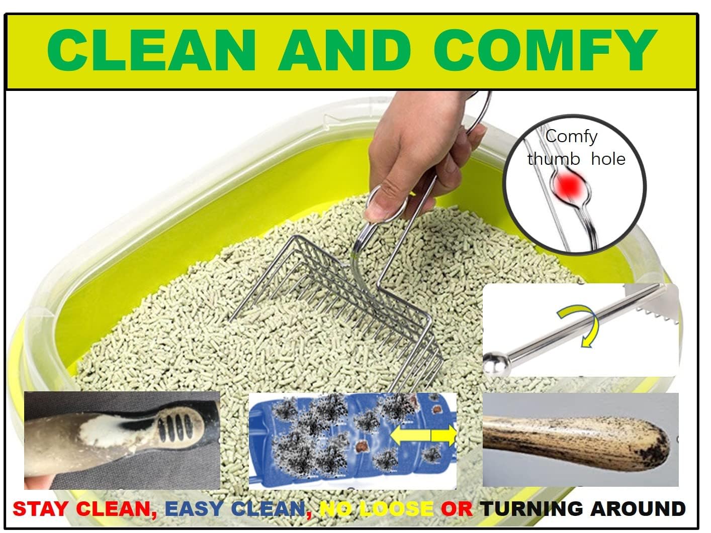 QUALIALL flat-leading-edge design for bottom-scraping and thorough clump pickup.