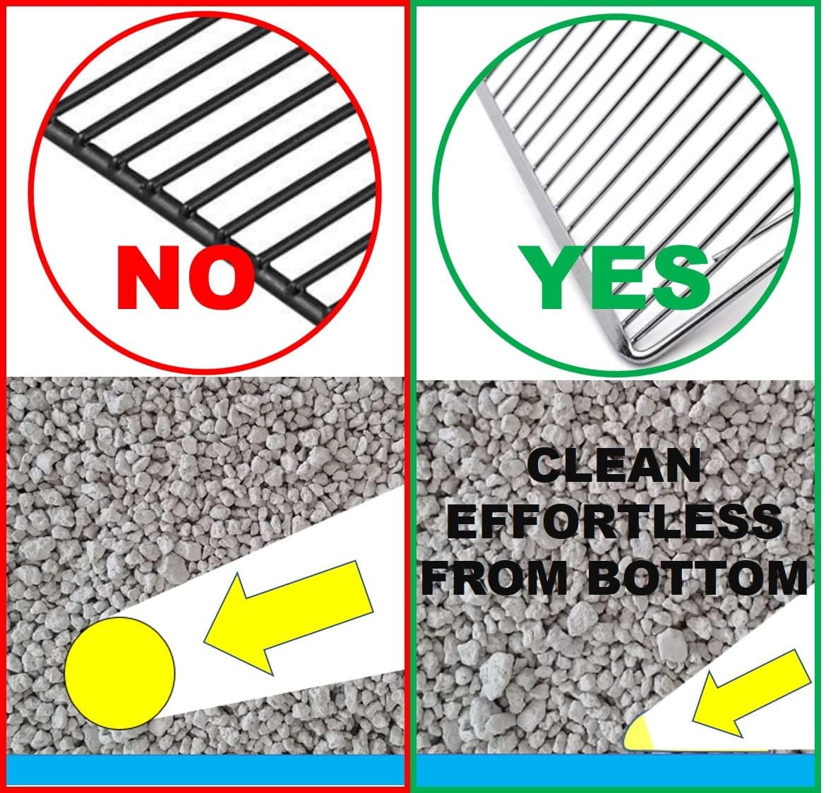 QUALIALL litter-scoop-holder setup with wall hooks for tidy storage.