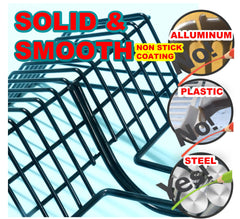 QUALIALL metal cat litter scoop with holder keeps scoop off the floor.