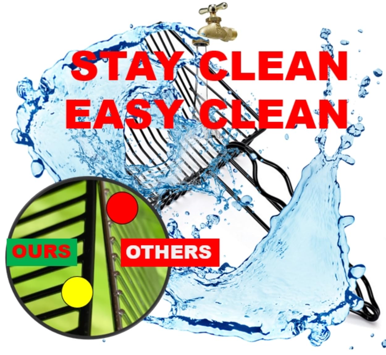 QUALIALL metal cat litter scoop non-stick coating aids easy litter release.