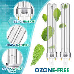 Qualirey UV bulb offers a 9000-hour lifespan for low maintenance