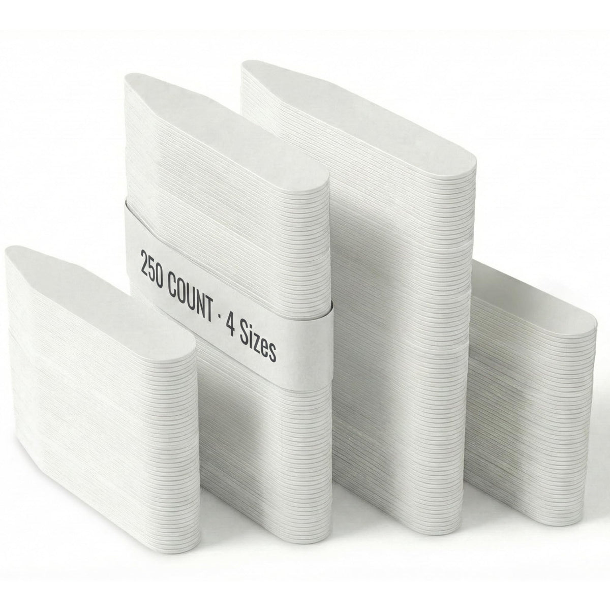 Quality Stays 250 collar stays pack front view for long-lasting shirt crispness