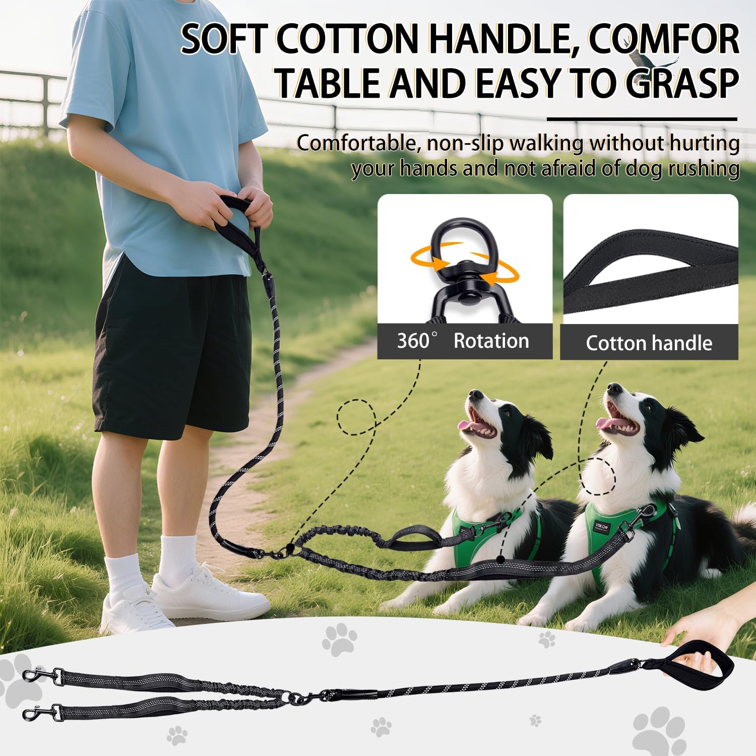 QUAN DUO DUO two traffic handles aid near crossings and crowded areas.