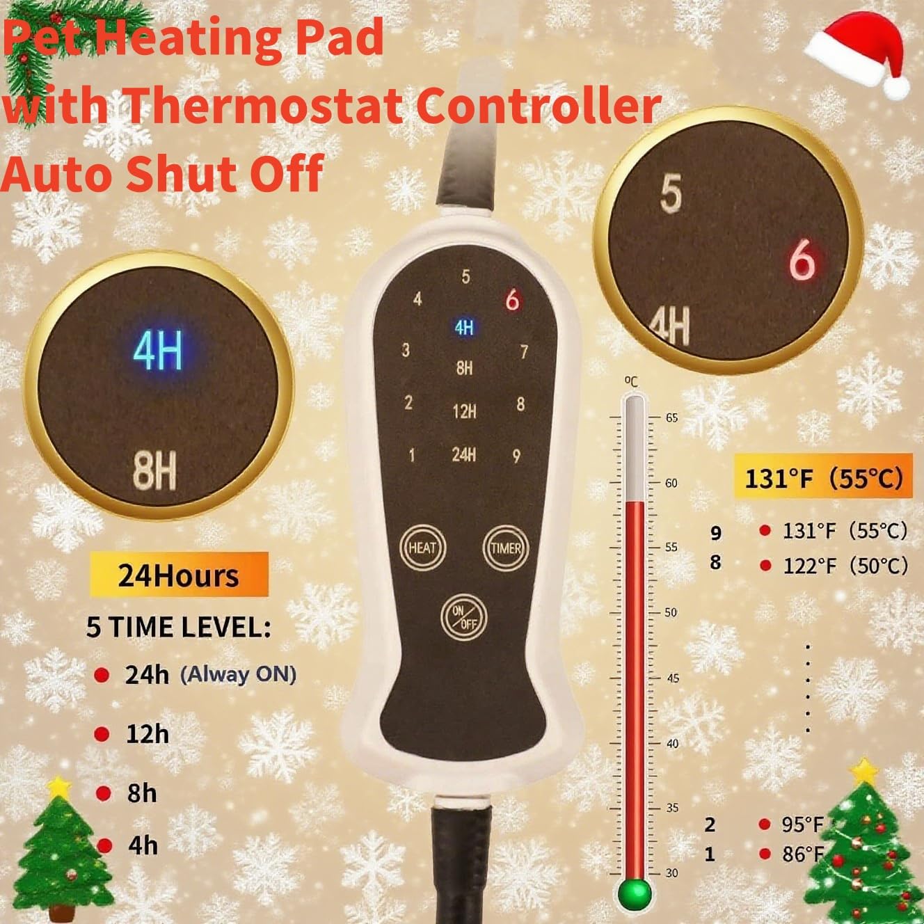 QUASILOVE puppy heating pad temperature settings offer versatile warmth across resting periods