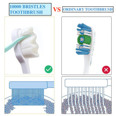 Qubccum mini head toothbrush targets back molars for cats and tiny dogs.