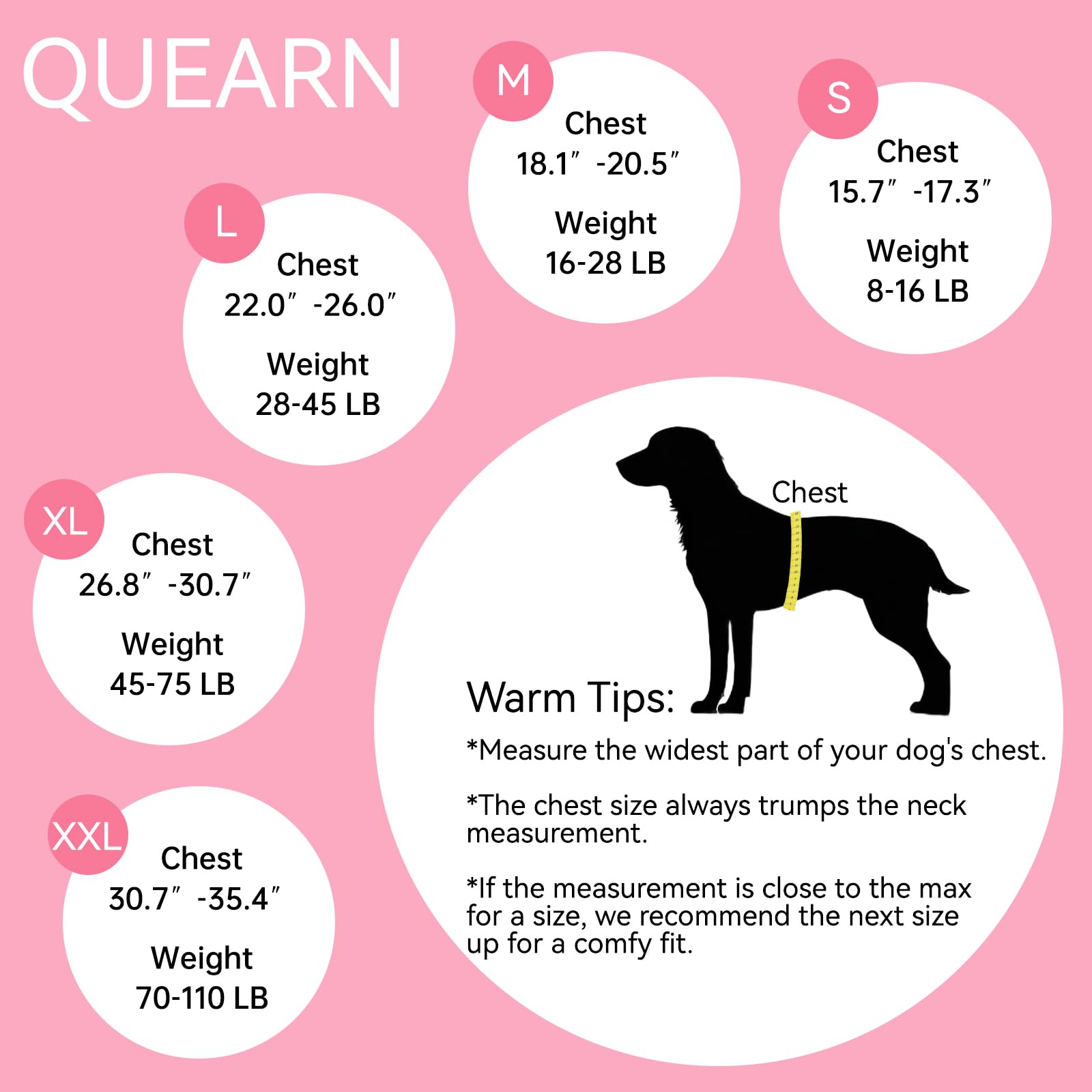 QUEARN machine-washable dog recovery suit for busy pet parents