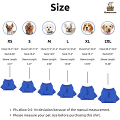Queenmore dog leg sleeve rear-opening design eases putting on and removal