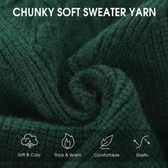 Queenmore dog sweater green back view highlights secure knit and comfort in chilly days.