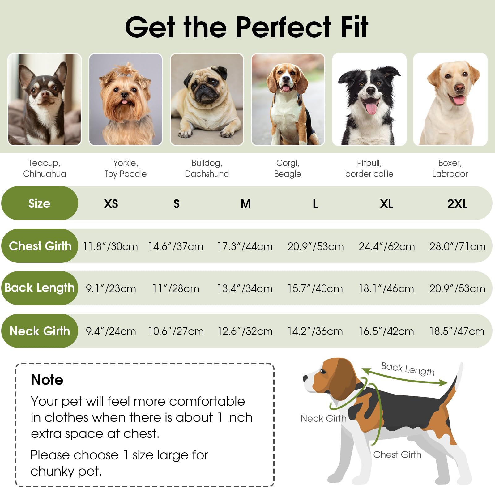 Queenmore dog sweater green high neck detail emphasizes neck protection and snug fit