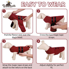 Queenmore dog sweater ribbon-back detail adds stylish winter fashion