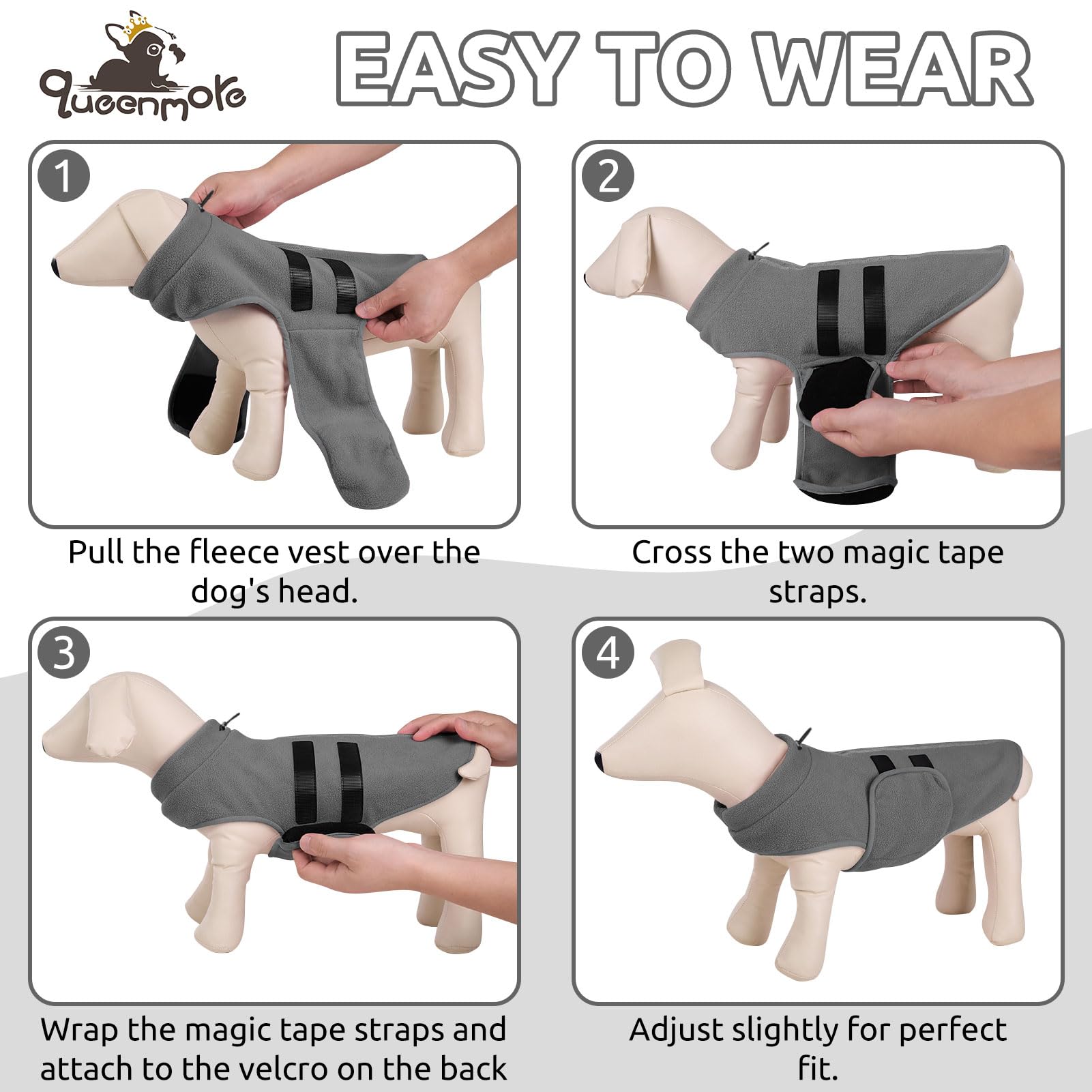 Queenmore dog sweater ribbon detail adds chic fashion for everyday wear