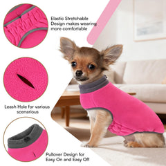Queenmore dog sweater stretch belly band provides comfy wear and adjustable fit