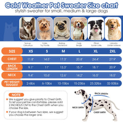 Queenmore dog sweater close-up of turtleneck belly wrap for full coverage and easy potty access.