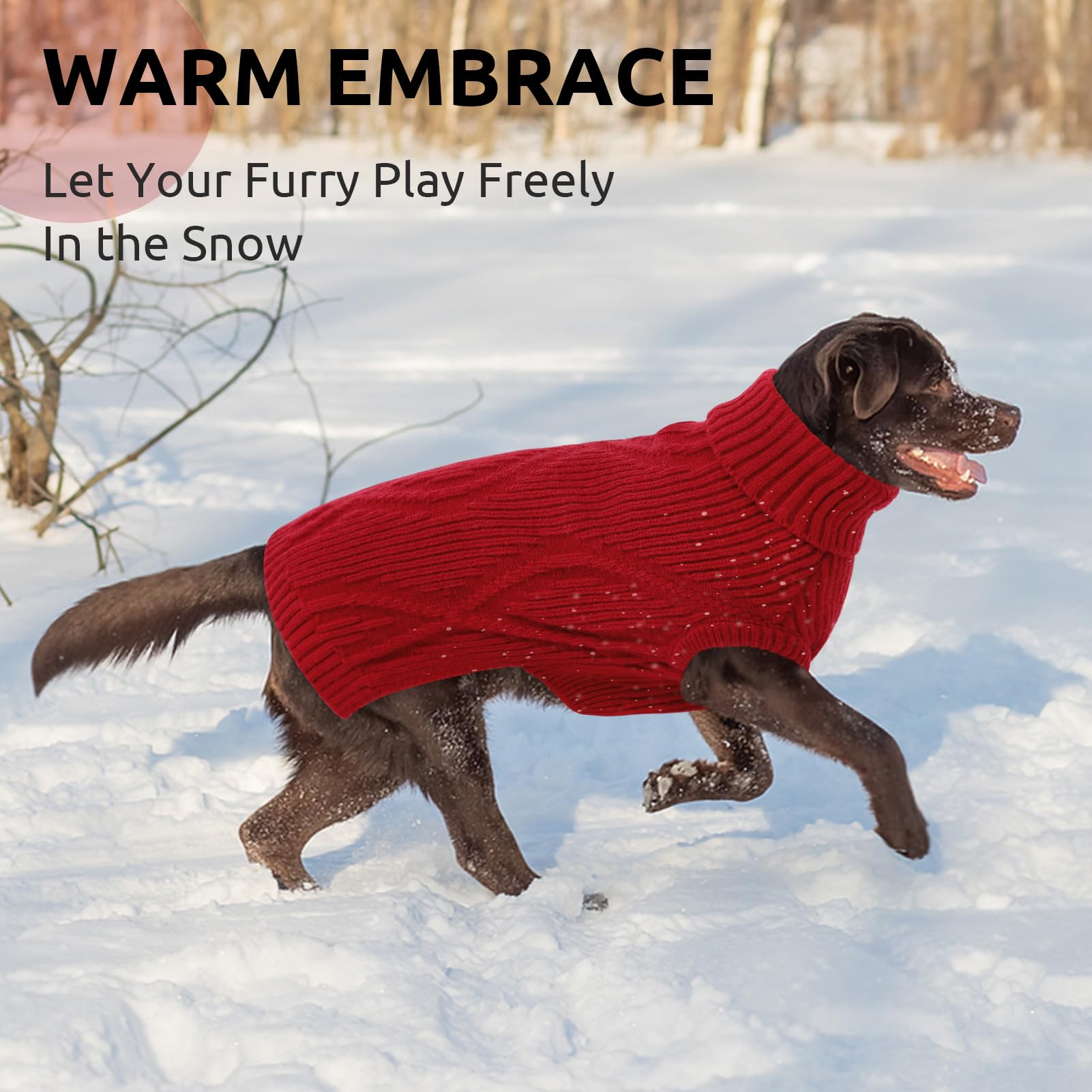Queenmore easy-on-off XL sweater makes dressing quick after baths or playtime