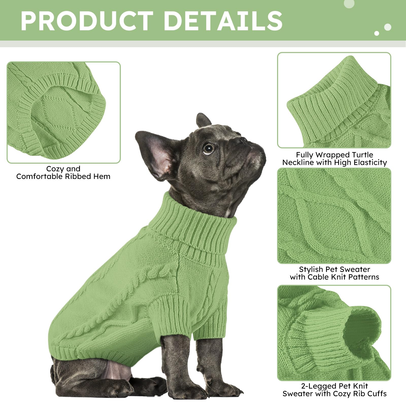 Queenmore green pullover on dog walking demonstrates easy-wear warmth for outdoor adventures.