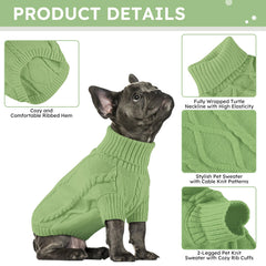 Queenmore green pullover on dog walking demonstrates easy-wear warmth for outdoor adventures.