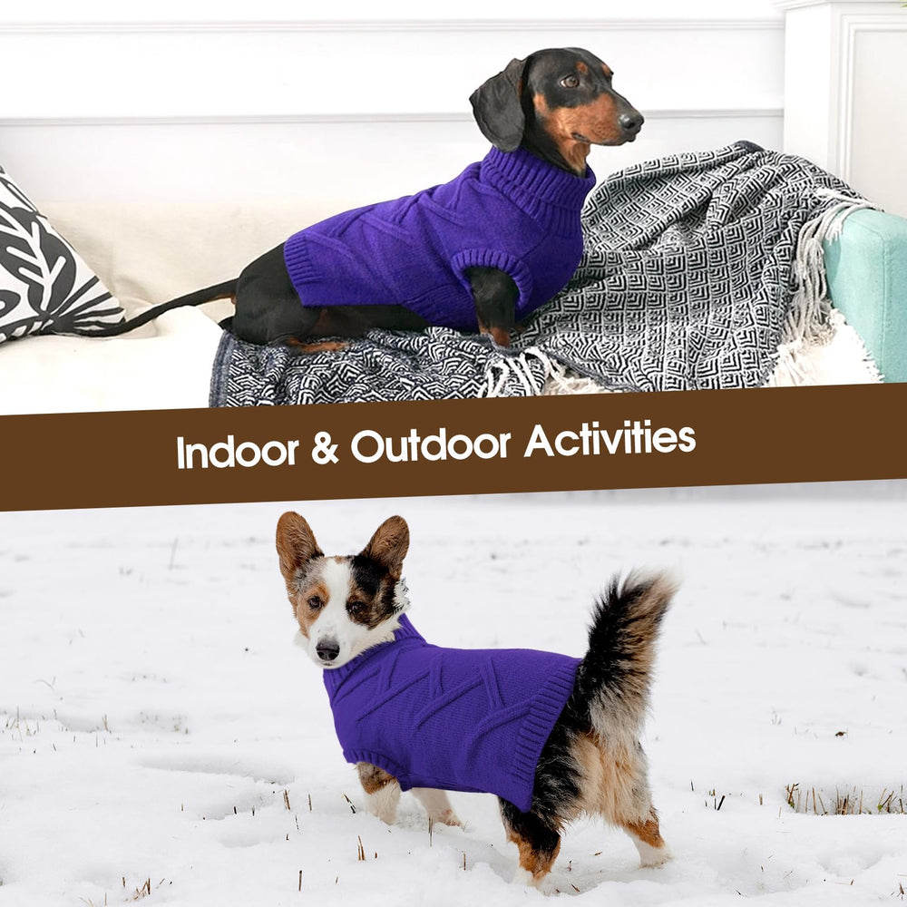 Queenmore orchid sleeveless turtleneck knit ideal for chilly walks.