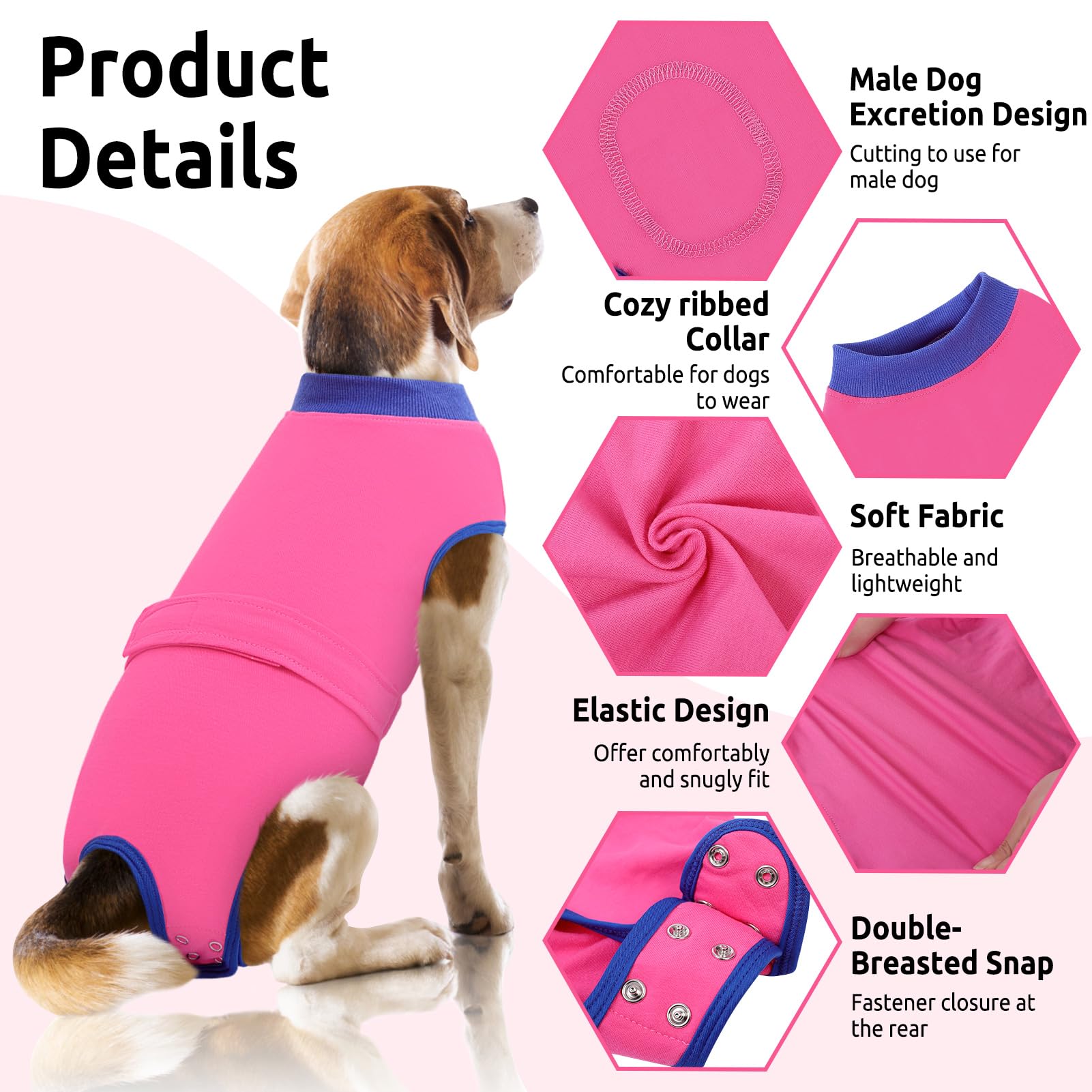 Queenmore Recovery Suit is a cone alternative that reduces licking without restricting activity.