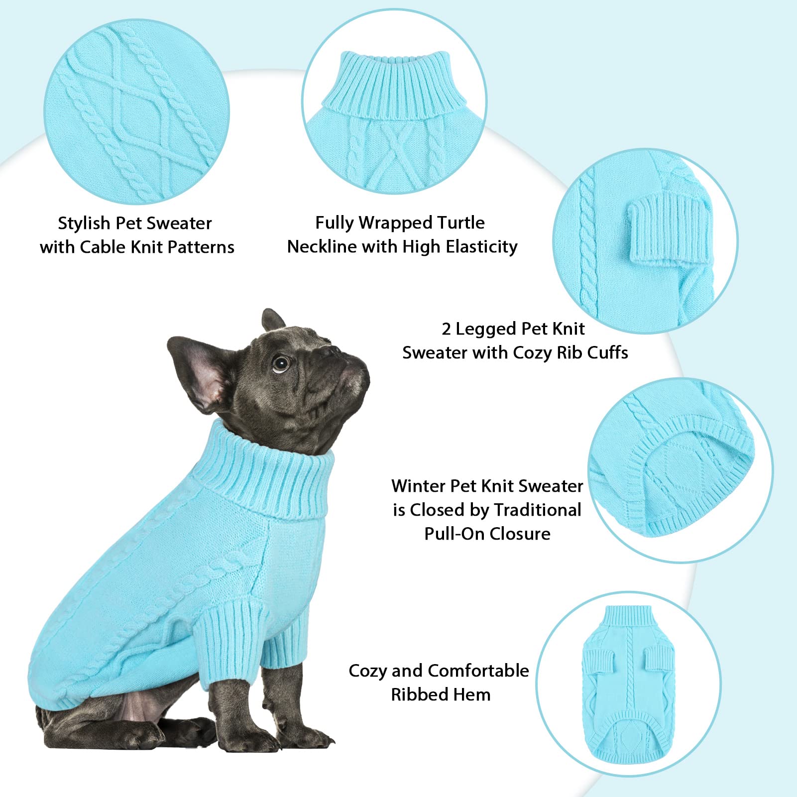 Queenmore knit closeup emphasizes thick acrylic yarn and cable pattern for snuggly style.