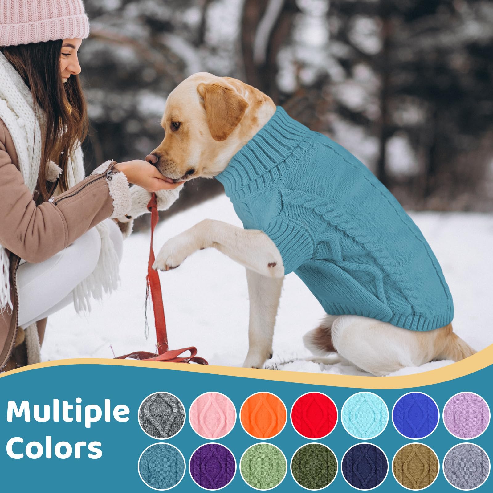Queenmore sweater texture highlights elasticity for a comfortable, snug fit during cold days.