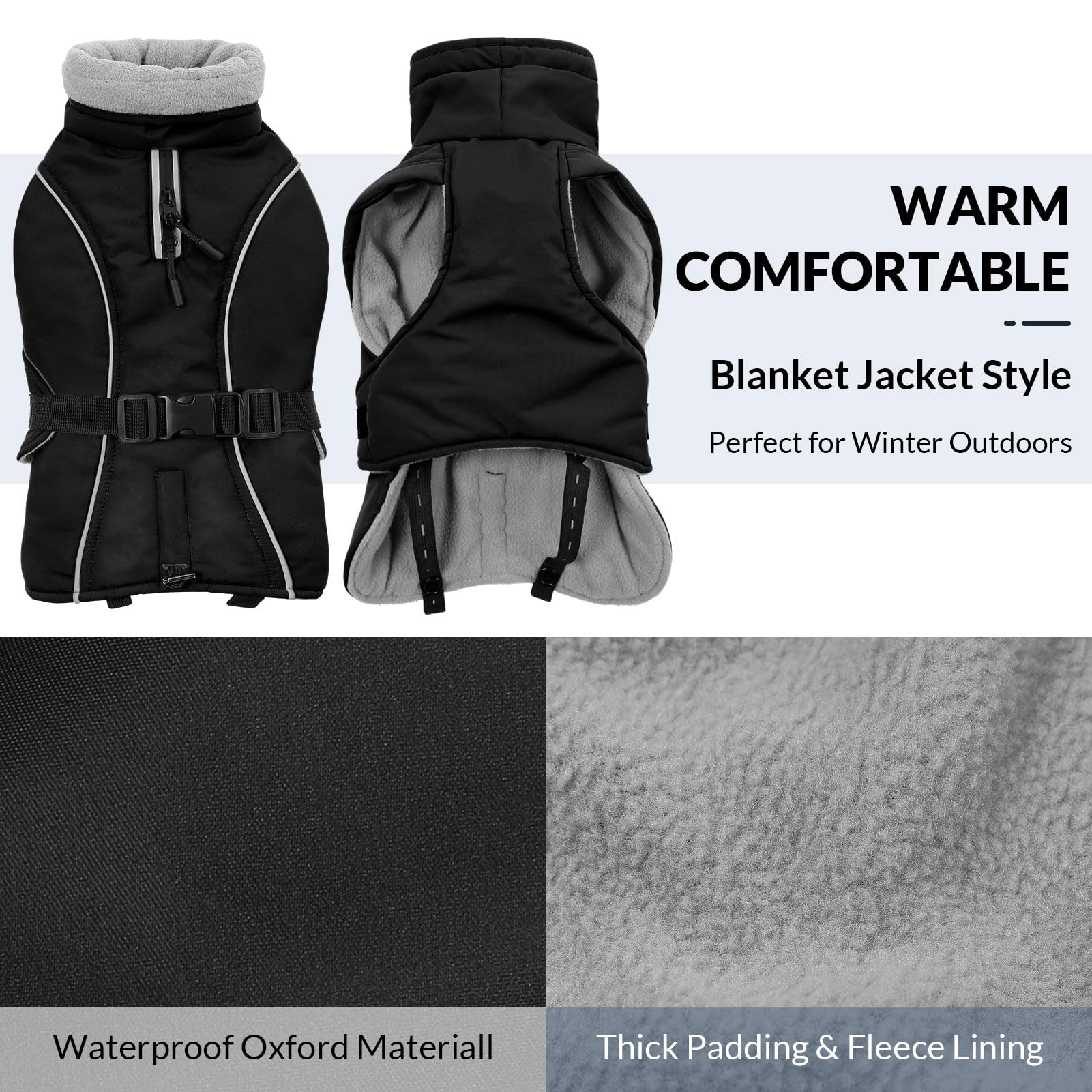 Queenmore fleece-lined interior closeup highlights plush insulation for chilly outdoor adventures.