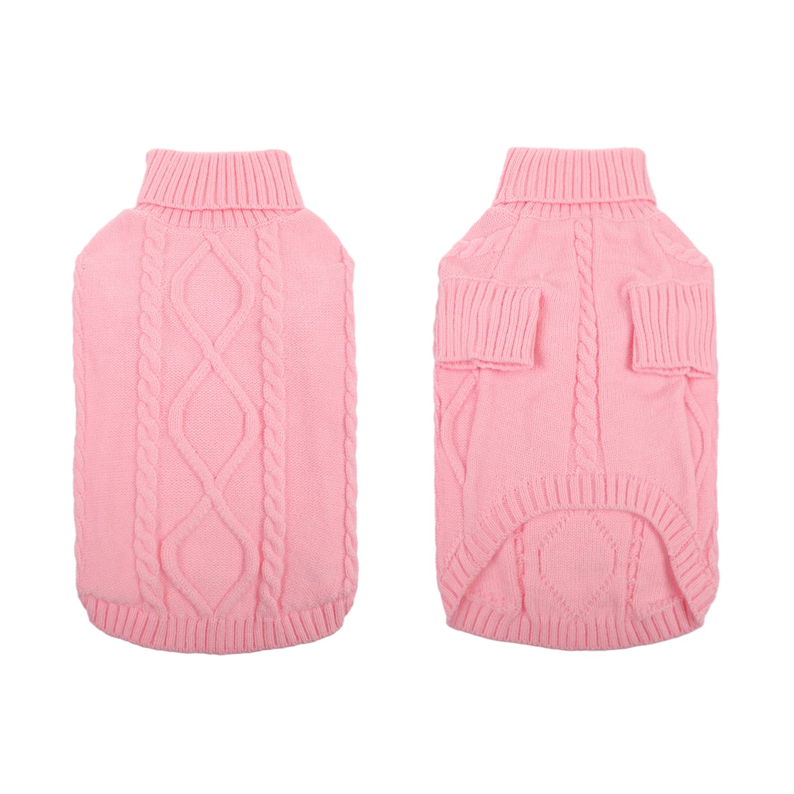 Queenmore winter-knit dog clothes pullover designed for cold-weather warmth