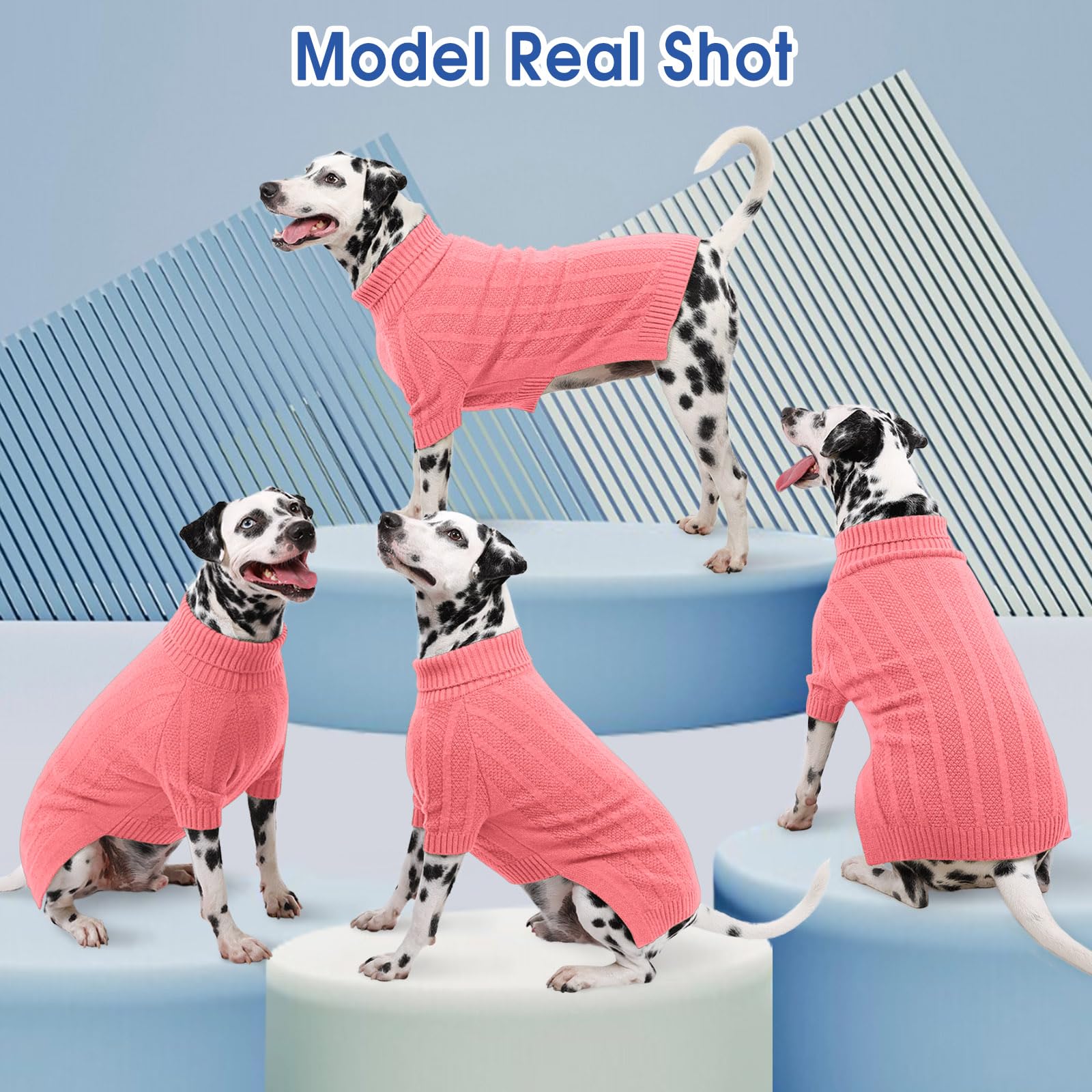 Queenmore XSmall Dog Sweater easy-on-off pullover—quick dressing and secure fit.