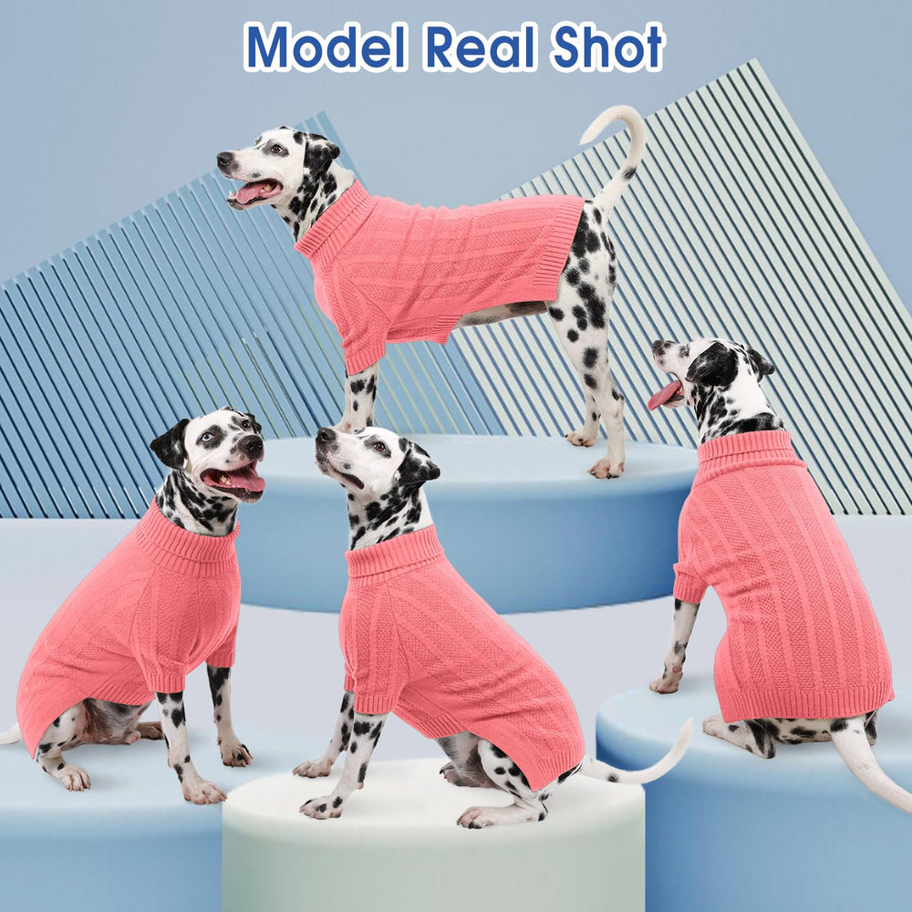Queenmore XSmall Dog Sweater easy-on-off pullover—quick dressing and secure fit.