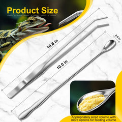 Quelong feeding spoon 10 in coffee spoon enables easy scooping and transfer