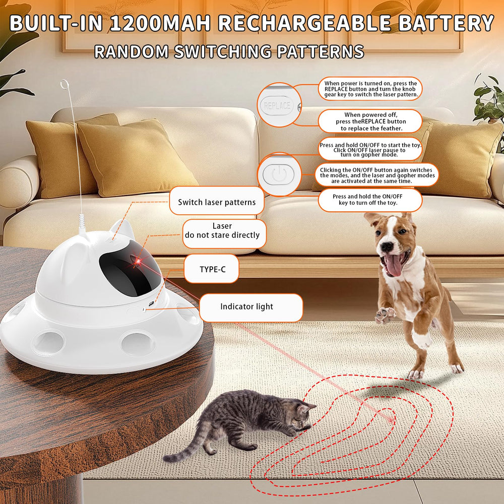 QUEOPFU durable-abs-construction keeps up with rough pawing