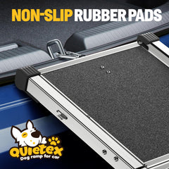Quietex dog ramp anti-slip surface improves grip during climbs