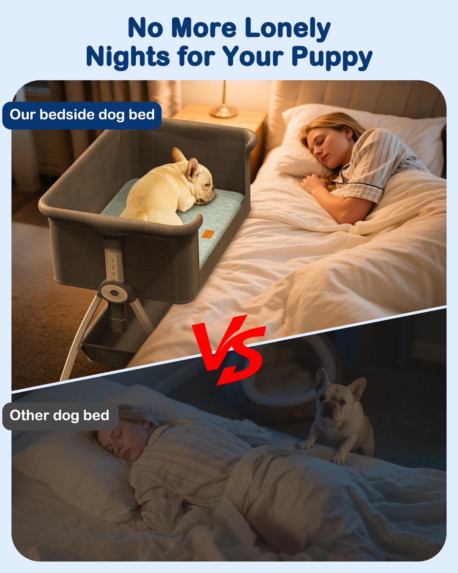 QUINTHOLAR removable cover on gray top for easy machine washing