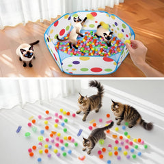QUIXELL-SH 310-ball-pit-jingle-crinkle-balls provide sensory cues and engagement.