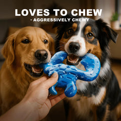 Quizvi bone-shaped dog toy shows durable structure for heavy chewers